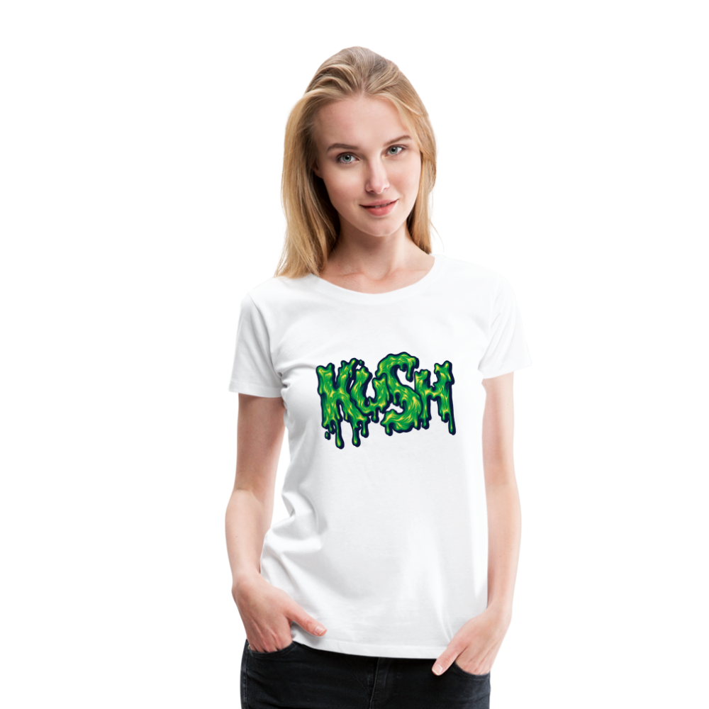 Kush Weed Merch Frauen Premium T-Shirt - weiß