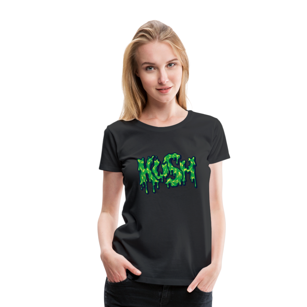 Kush Weed Merch Frauen Premium T-Shirt - Schwarz