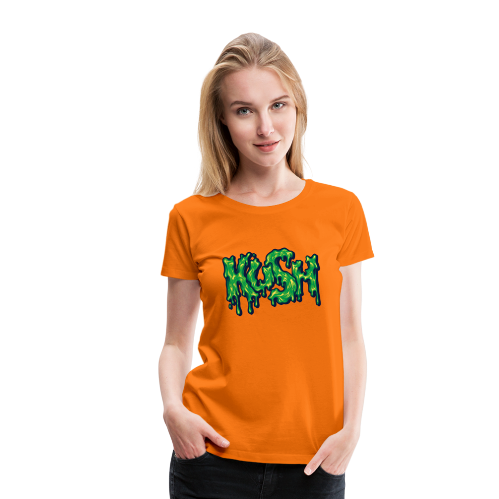 Kush Weed Merch Frauen Premium T-Shirt - Orange
