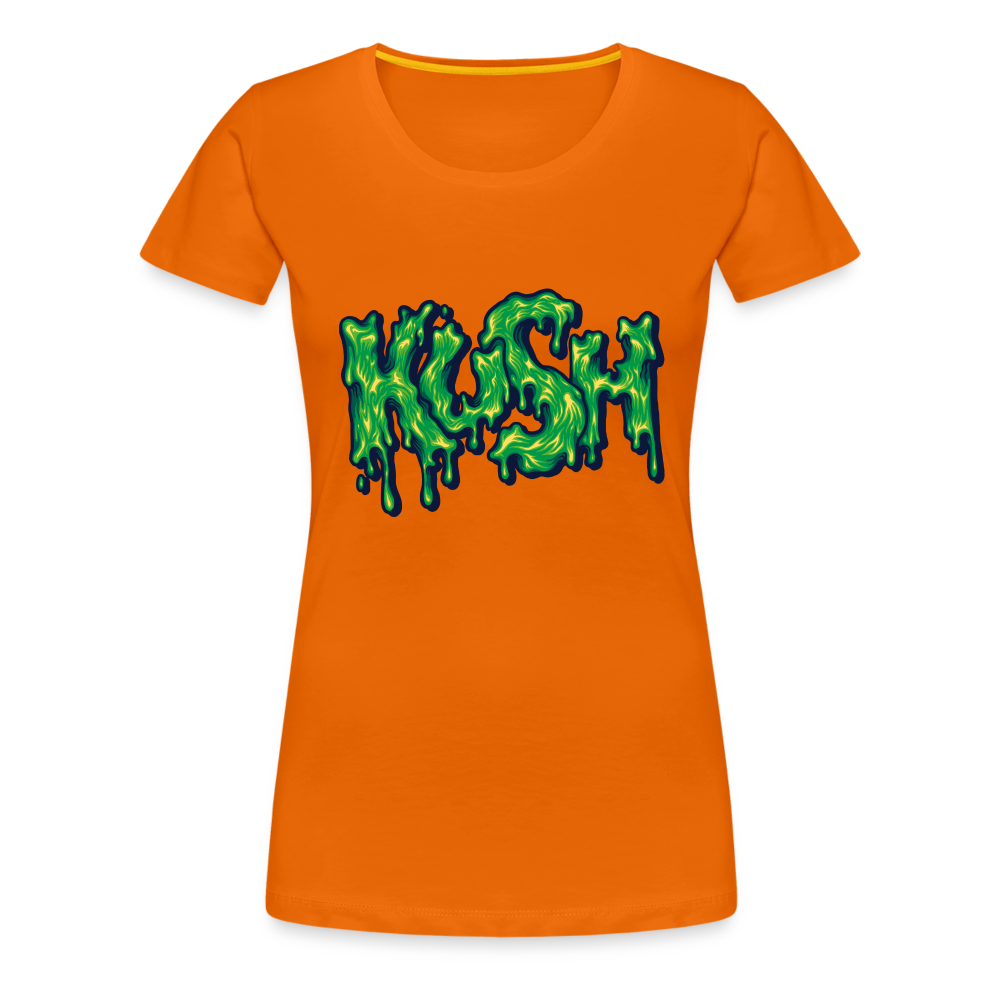 Kush Weed Merch Frauen Premium T-Shirt - Orange