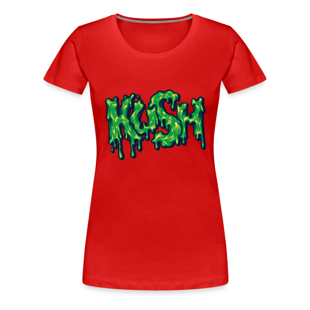 Kush Weed Merch Frauen Premium T-Shirt - Rot