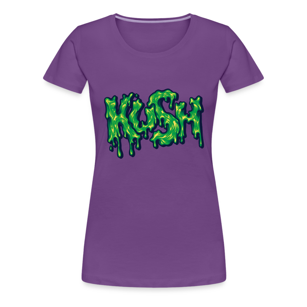 Kush Weed Merch Frauen Premium T-Shirt - Lila