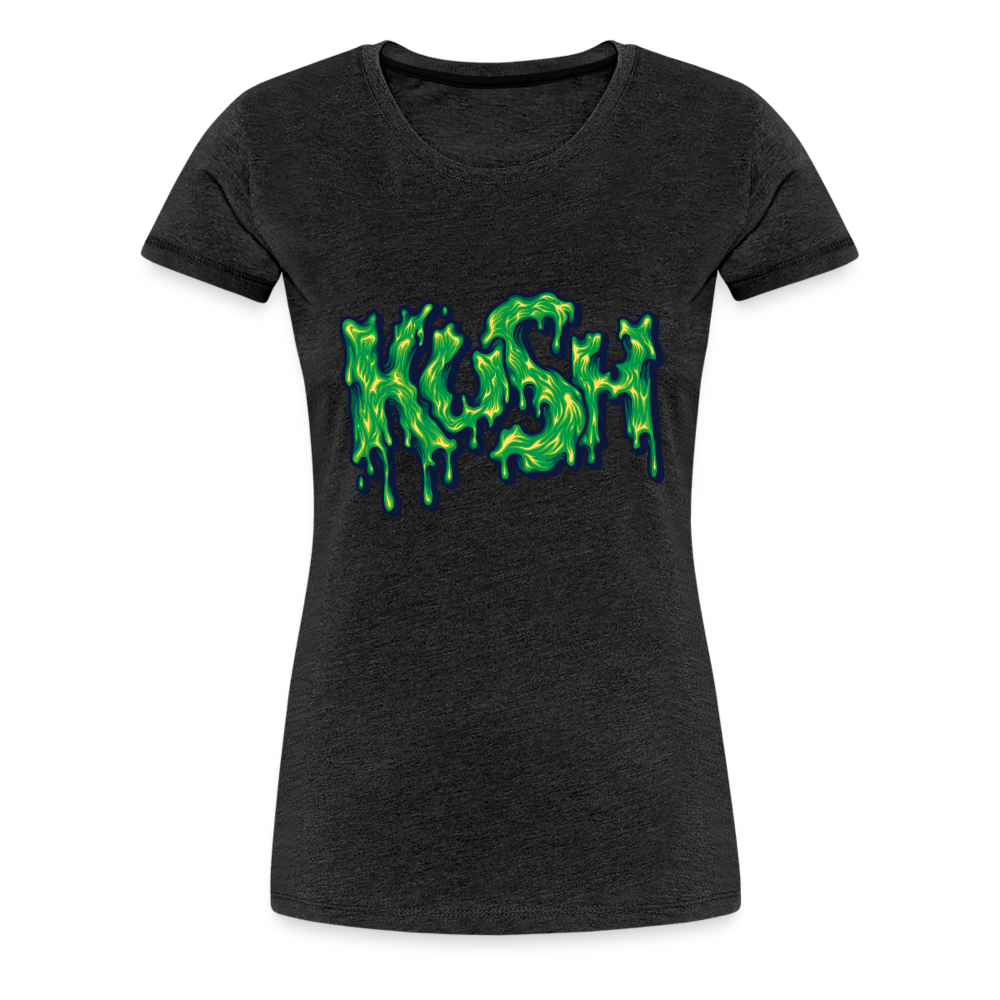 Kush Weed Merch Frauen Premium T-Shirt - Anthrazit