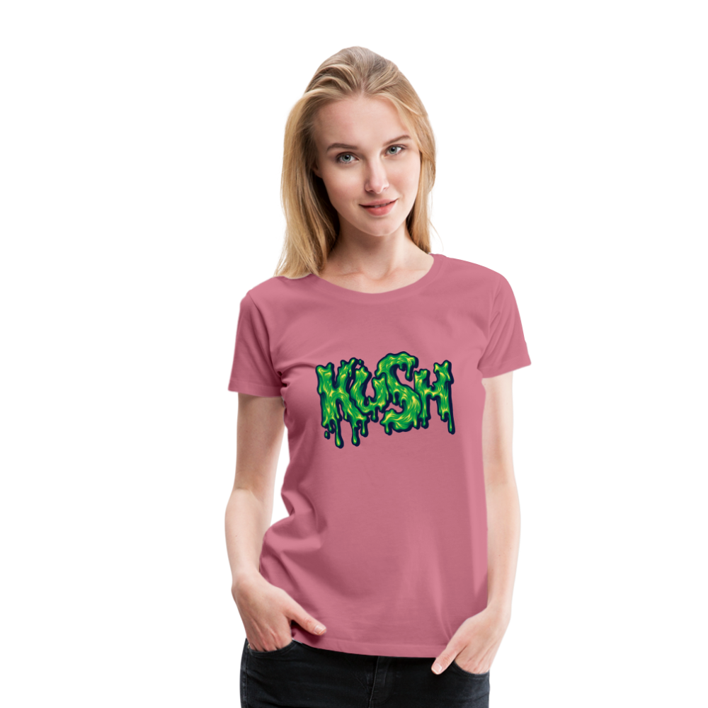 Kush Weed Merch Frauen Premium T-Shirt - Malve