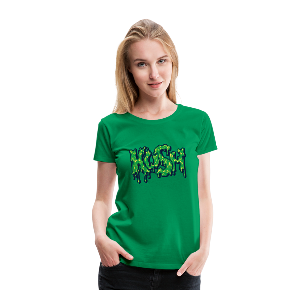 Kush Weed Merch Frauen Premium T-Shirt - Kelly Green