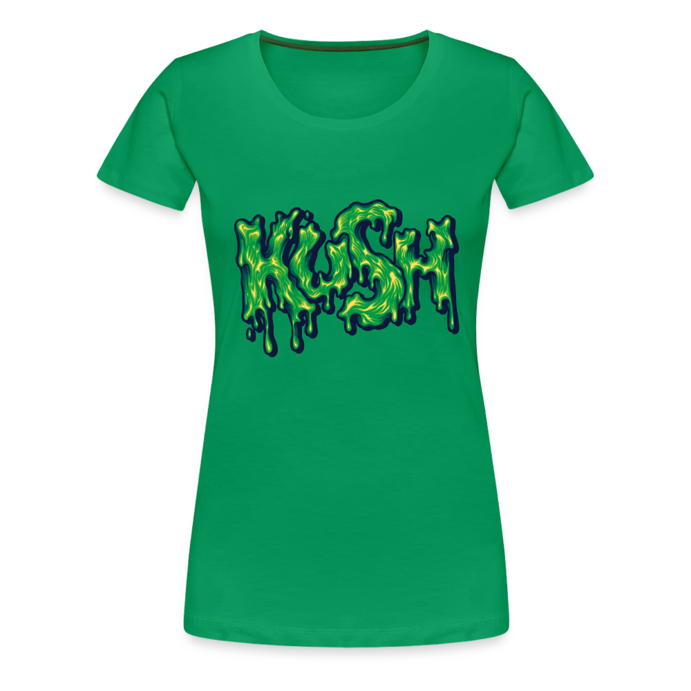 Kush Weed Merch Frauen Premium T-Shirt - Kelly Green