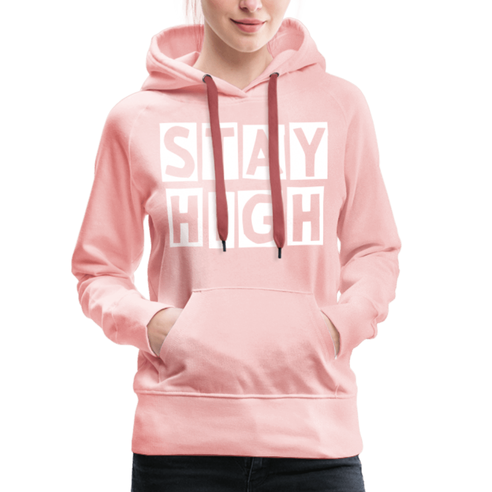 Stay High Sign Weed Damen Cannabis Hoodie - Cannabis Merch