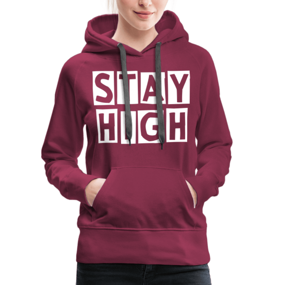 Stay High Sign Weed Damen Cannabis Hoodie - Cannabis Merch