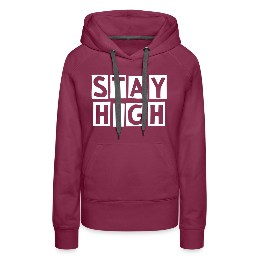 Stay High Sign Weed Damen Cannabis Hoodie - Cannabis Merch