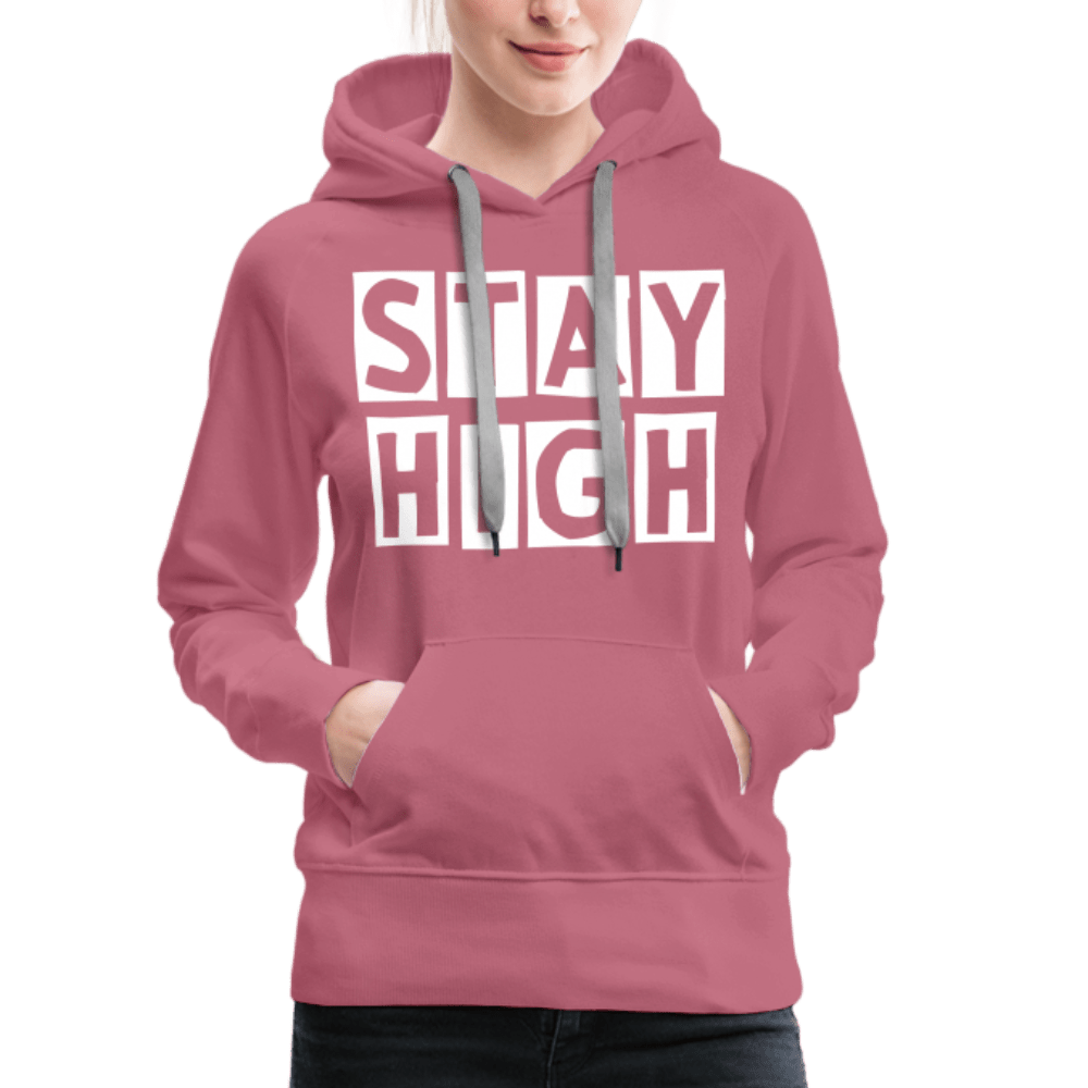 Stay High Sign Weed Damen Cannabis Hoodie - Cannabis Merch