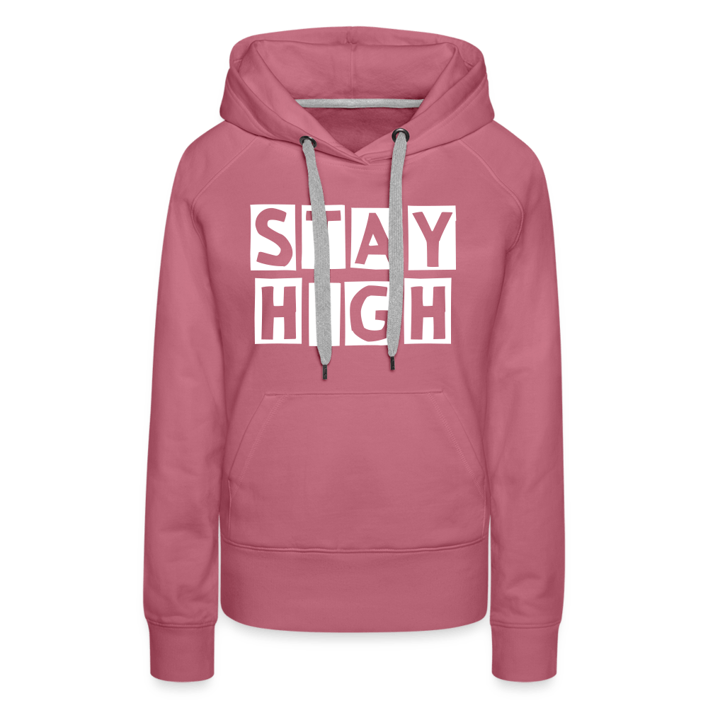 Stay High Sign Weed Damen Cannabis Hoodie - Cannabis Merch