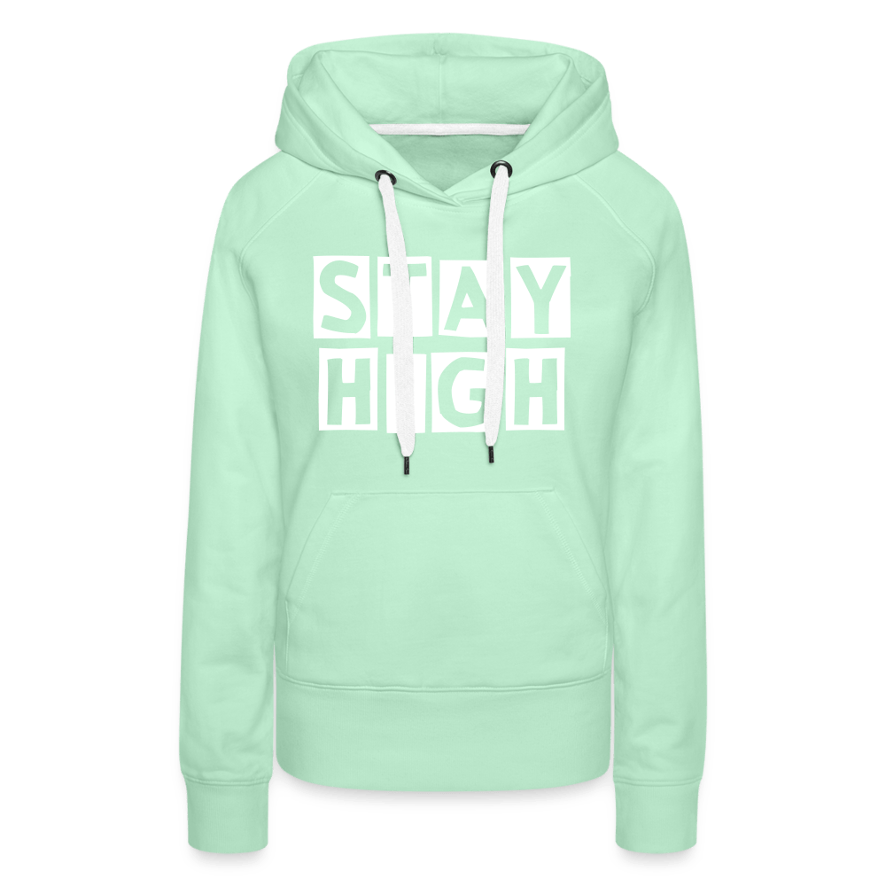 Stay High Sign Weed Damen Cannabis Hoodie - Cannabis Merch