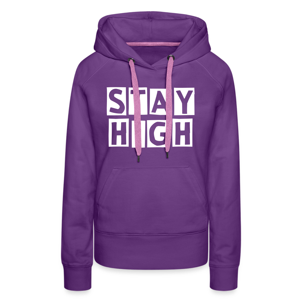 Stay High Sign Weed Damen Cannabis Hoodie - Cannabis Merch