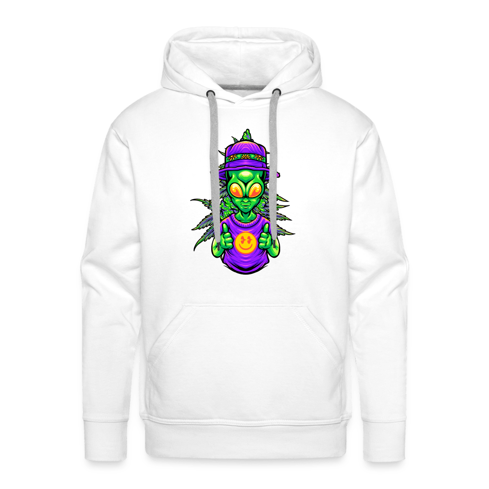 Stoned Alien Like Weed Herren Cannabis Hoodie - Cannabis Merch