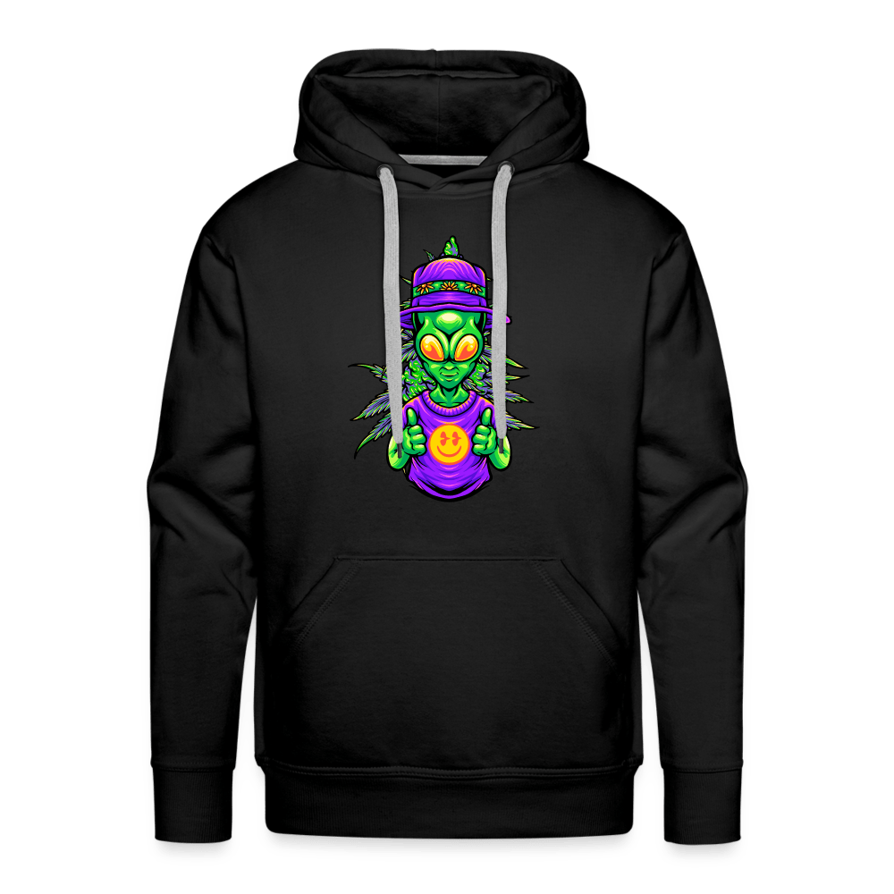 Stoned Alien Like Weed Herren Cannabis Hoodie - Cannabis Merch