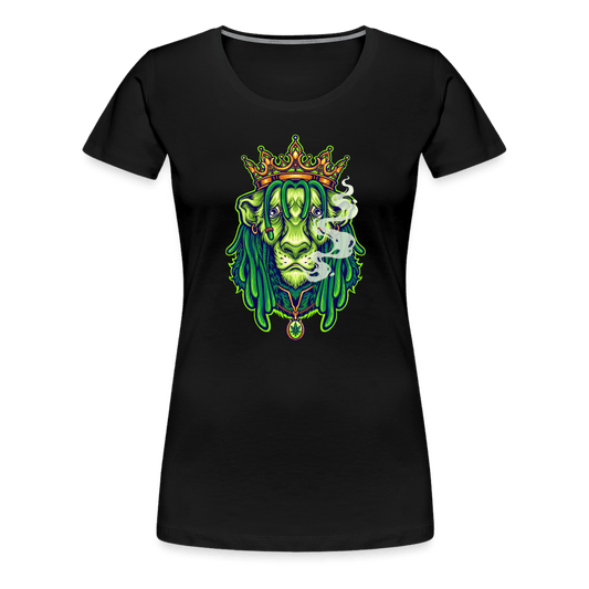 Stoned Lion Damen Cannabis T-Shirt - Cannabis Merch