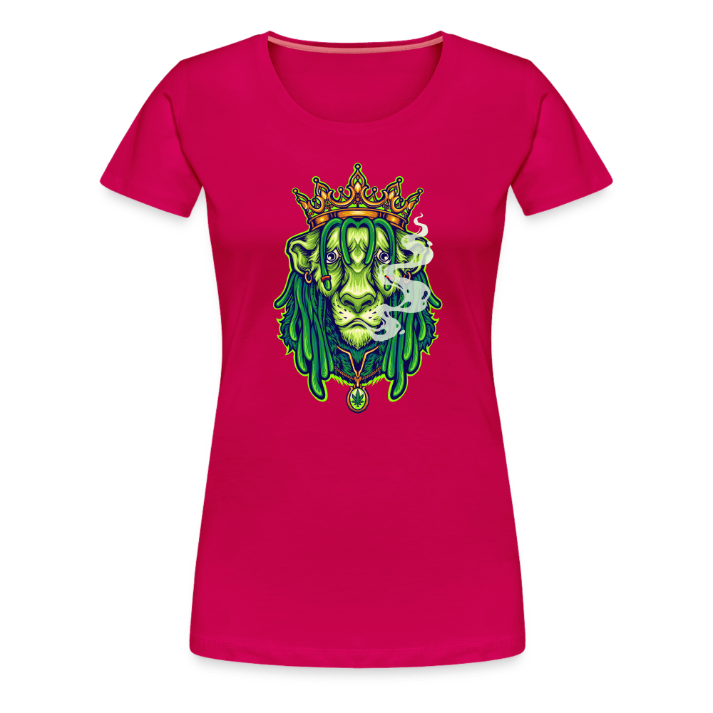 Stoned Lion Damen Cannabis T-Shirt - Cannabis Merch