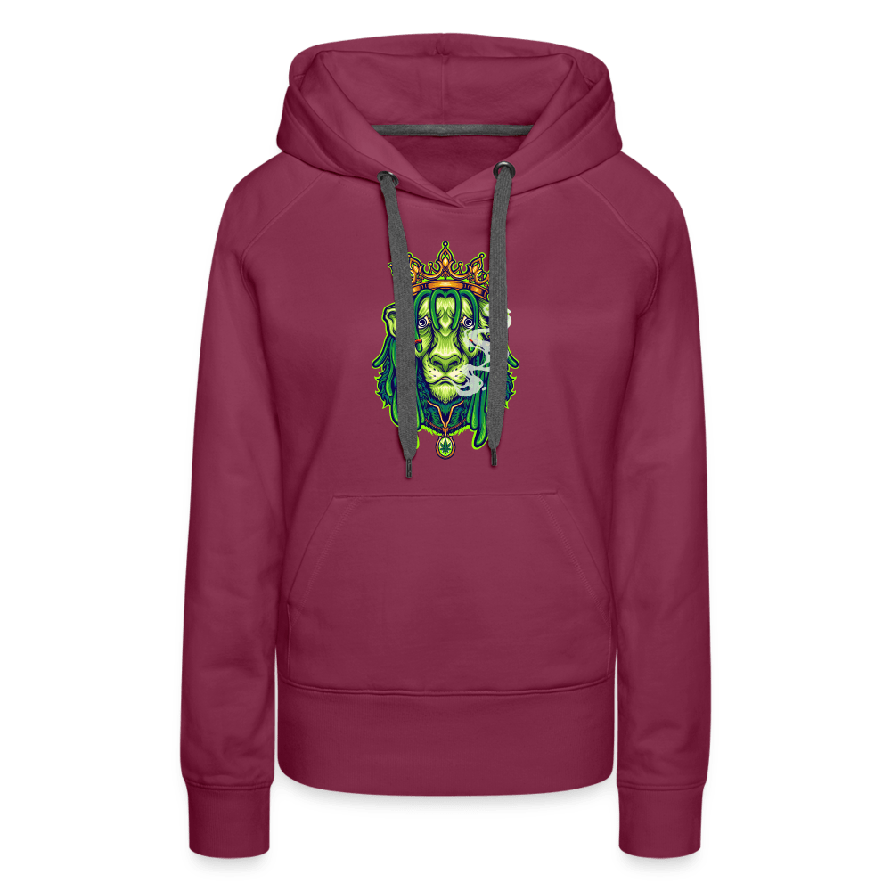 Stoned Lion Weed Damen Cannabis Hoodie - Cannabis Merch