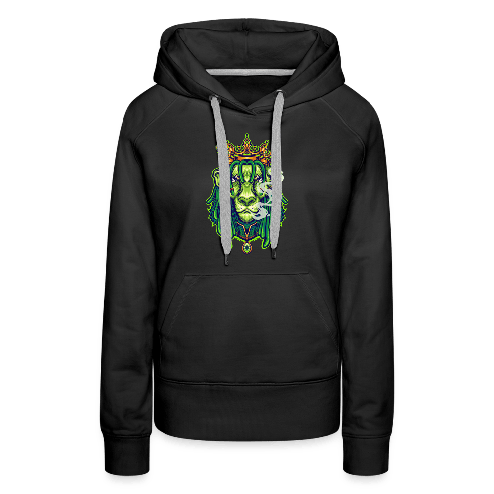 Stoned Lion Weed Damen Cannabis Hoodie - Cannabis Merch