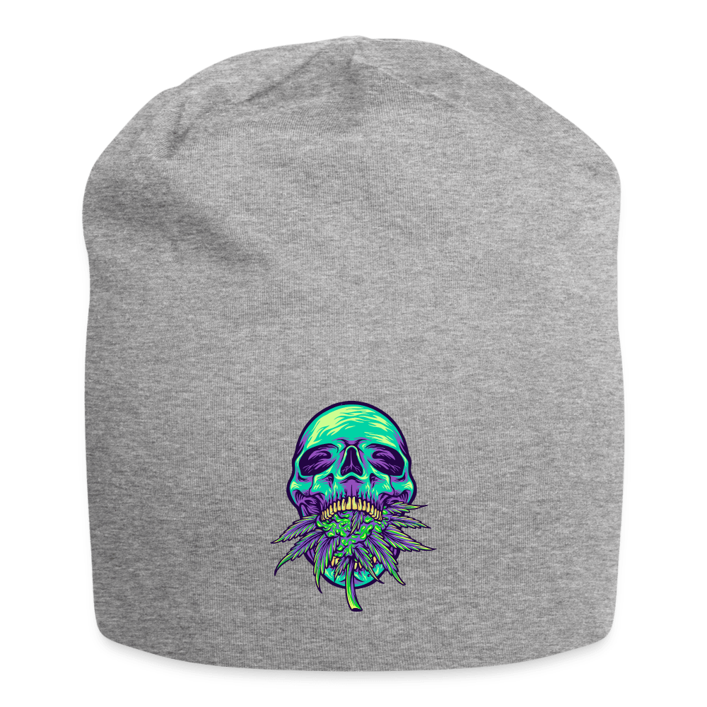 Totenkopf mit Knospe Cannabis Mütze - Cannabis Merch