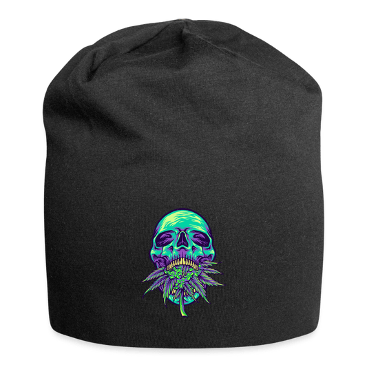 Totenkopf mit Knospe Cannabis Mütze - Cannabis Merch