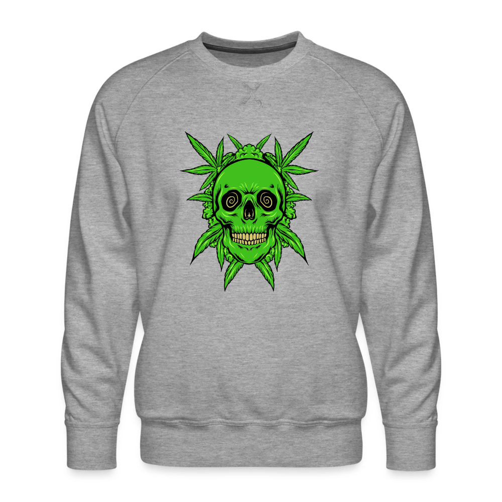 Totenkopf Weed Männer Cannabis Pullover - Cannabis Merch