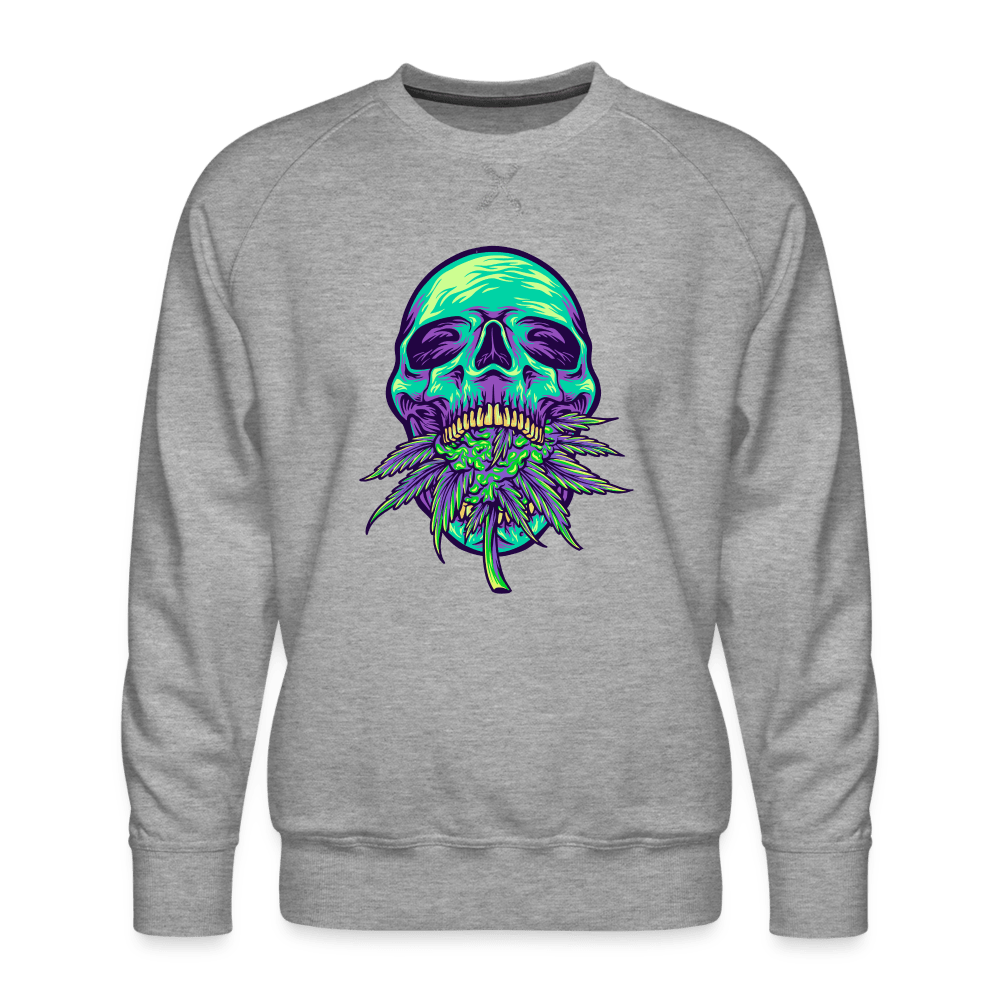 Totenkopf Weedknospe Männer Cannabis Pullover - Cannabis Merch