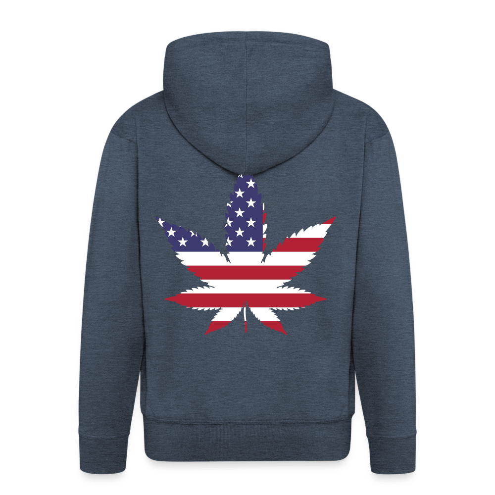 USA Weed Hanfblatt Cannabis Kapuzenjacke - Cannabis Merch