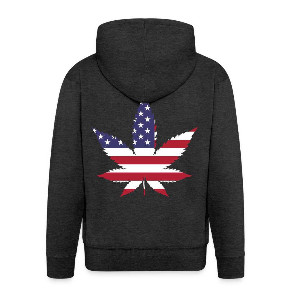 USA Weed Hanfblatt Cannabis Kapuzenjacke - Cannabis Merch