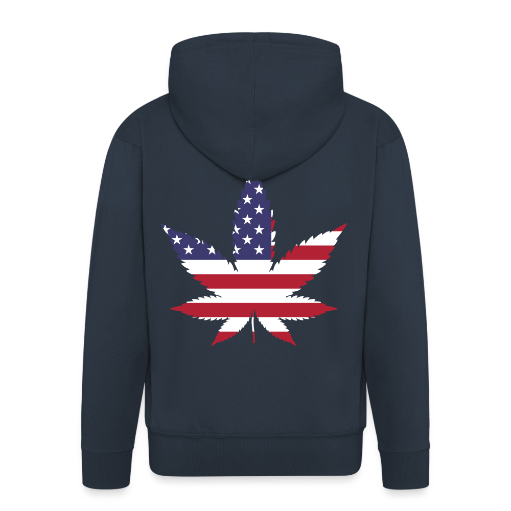 USA Weed Hanfblatt Cannabis Kapuzenjacke - Cannabis Merch