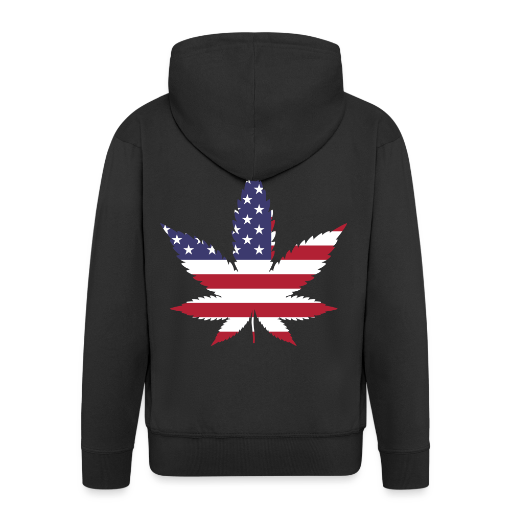 USA Weed Hanfblatt Cannabis Kapuzenjacke - Cannabis Merch