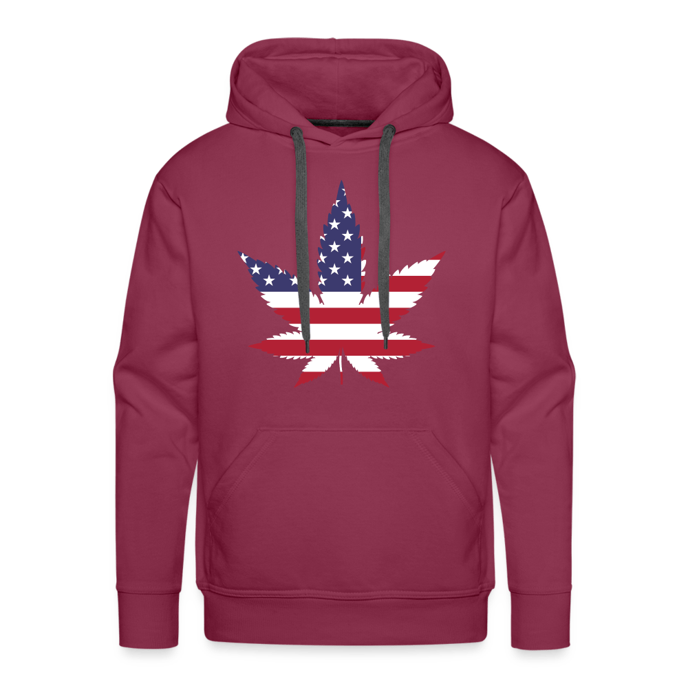 USA Weed Merch Männer Premium Hoodie - Cannabis Merch