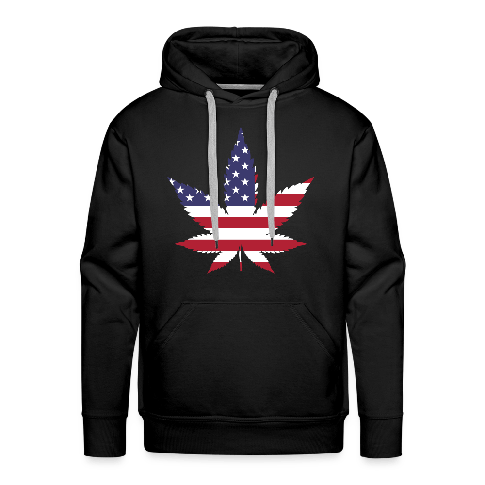 USA Weed Merch Männer Premium Hoodie - Cannabis Merch