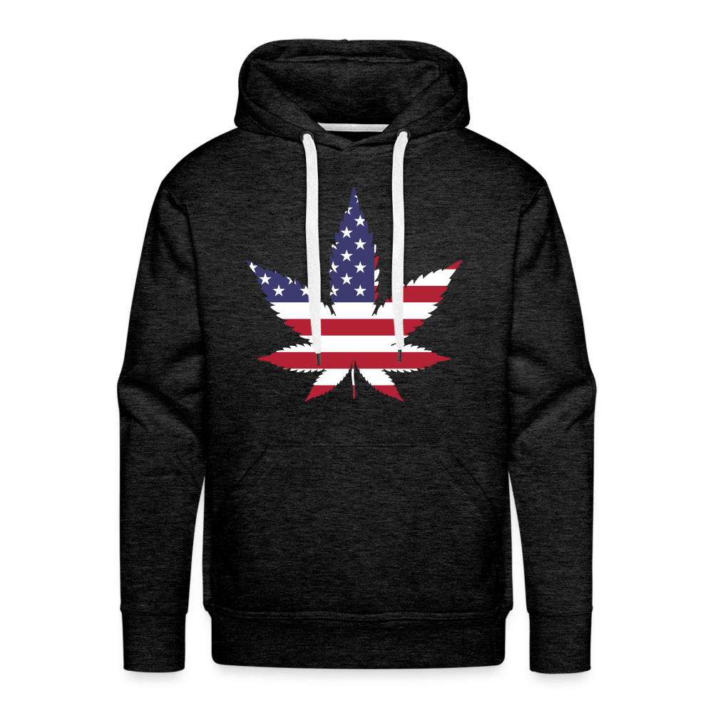 USA Weed Merch Männer Premium Hoodie - Cannabis Merch