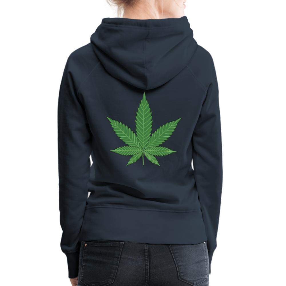 Weed Hanfblatt Damen Cannabis Hoodie - Cannabis Merch