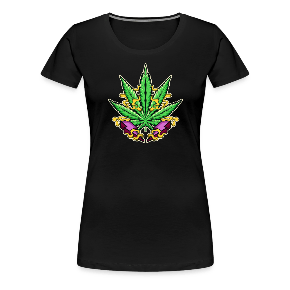 Weed Power Energie Damen T-shirt - Cannabis Merch