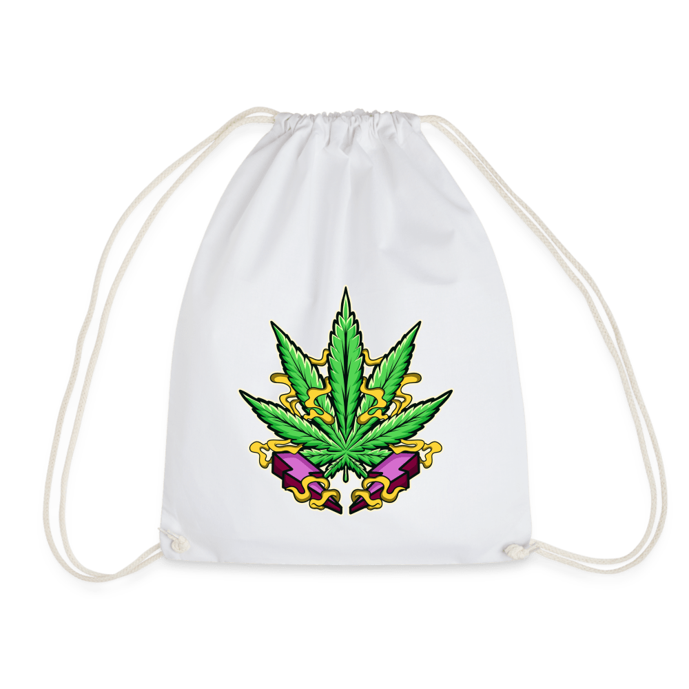 Weed Power Energie Turnbeutel - Cannabis Merch